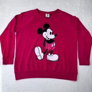 Forever 21 Disney Mickey & Company red sweatshirt. Size 2X.